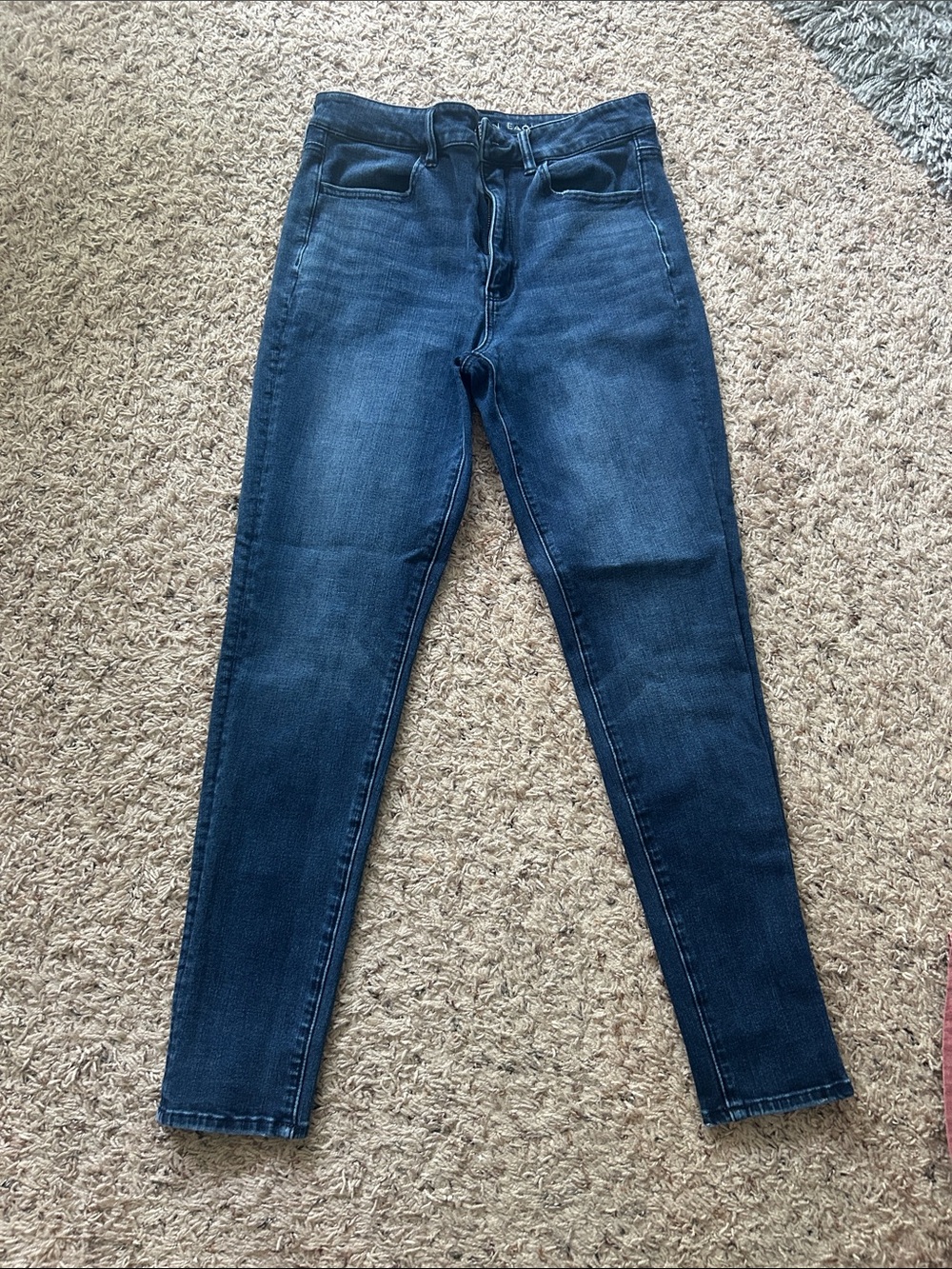 American Eagle Outfitters Dark Wash High-Rise Skinny Jeans